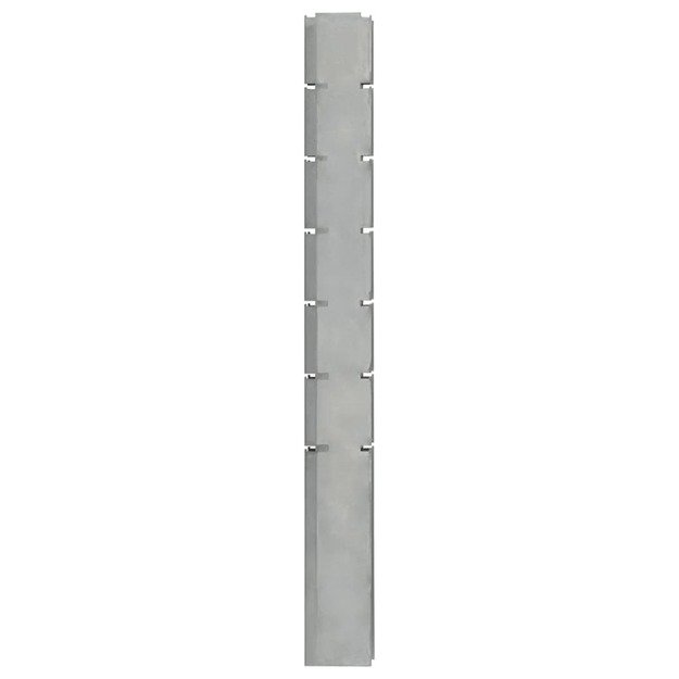 Gabiono tvoros stulpas, sidabrinis, 180cm, plienas