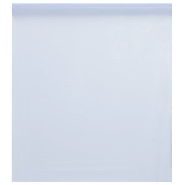 Langų plėvelė, skaidri balta, 45x1000cm, pvc, statinė, matinė