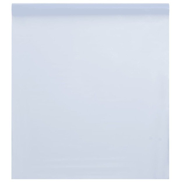 Langų plėvelė, skaidri balta, 90x1000cm, pvc, statinė, matinė