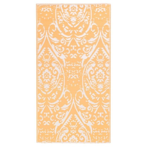 Lauko kilimas, oranžinės ir baltos spalvos, 80x150cm, pp
