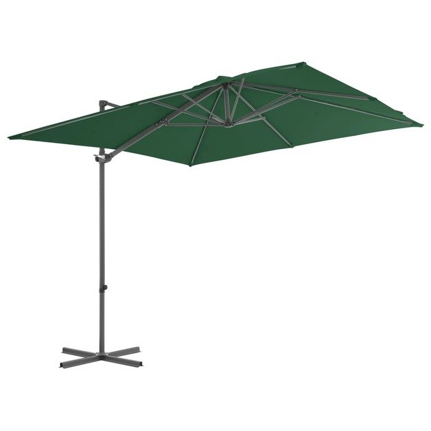 Lauko skėtis su nešiojamu pagrindu, žalios sp.