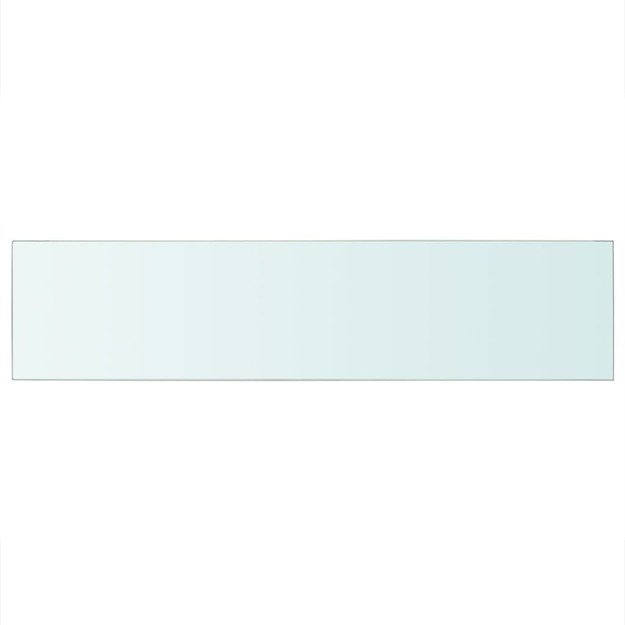 Lentynos plokštė, skaidrus stiklas, 110x25 cm