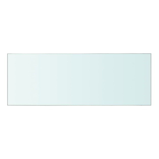 Lentynos plokštė, skaidrus stiklas, 40x12 cm