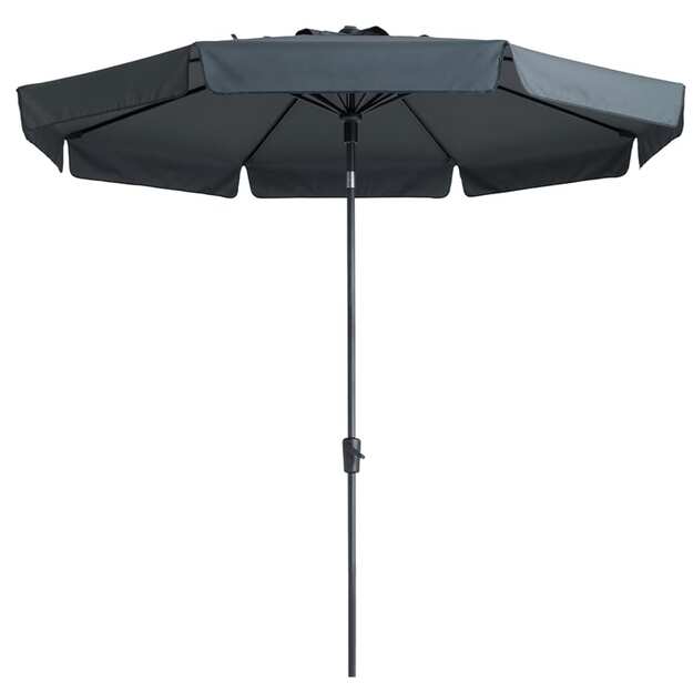 Madison skėtis nuo saulės flores luxe, pilkas, 300cm, apskritas