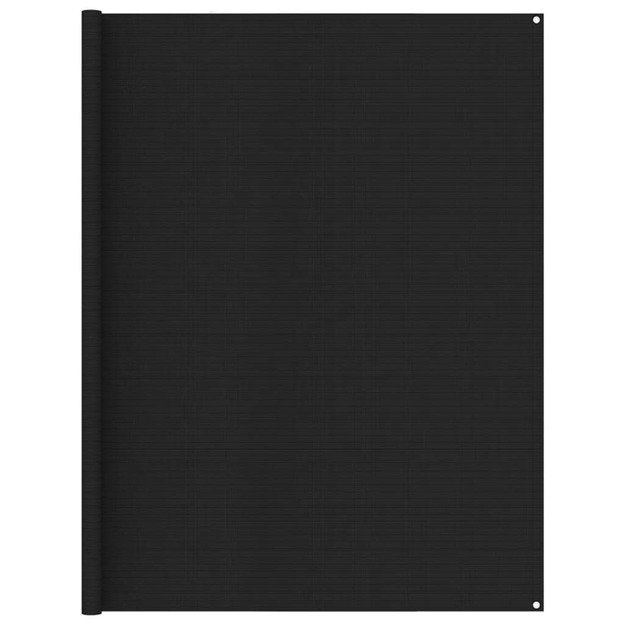 Palapinės kilimėlis, juodos spalvos, 250x600cm