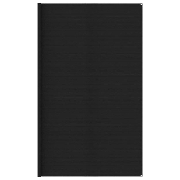 Palapinės kilimėlis, juodos spalvos, 400x400cm, hdpe