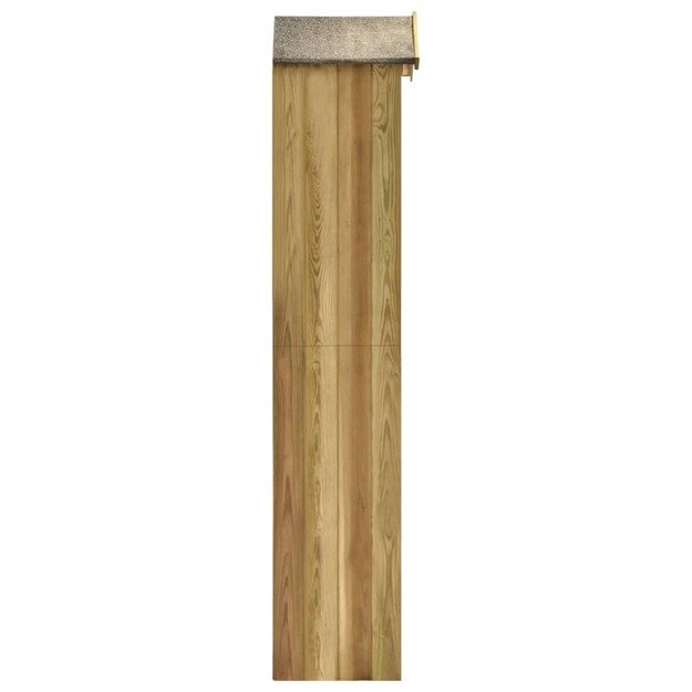 Pašiūrė sodo įrankiams, 36x36x163cm, pušies mediena