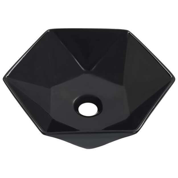 Praustuvas, juodos sp., 41x36,5x12cm, keramika
