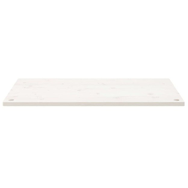 Rašomojo stalo stalviršis, baltas, 100x50x2,5cm, pušies masyvas