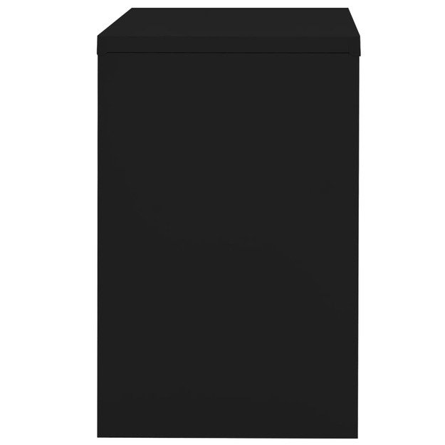 Spintelė dokumentams, juodos spalvos, 90x46x72,5cm, plienas