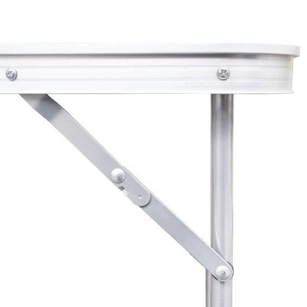 Sulankstomas stalas stovyklavimui iš aliuminio 180 x 60 cm