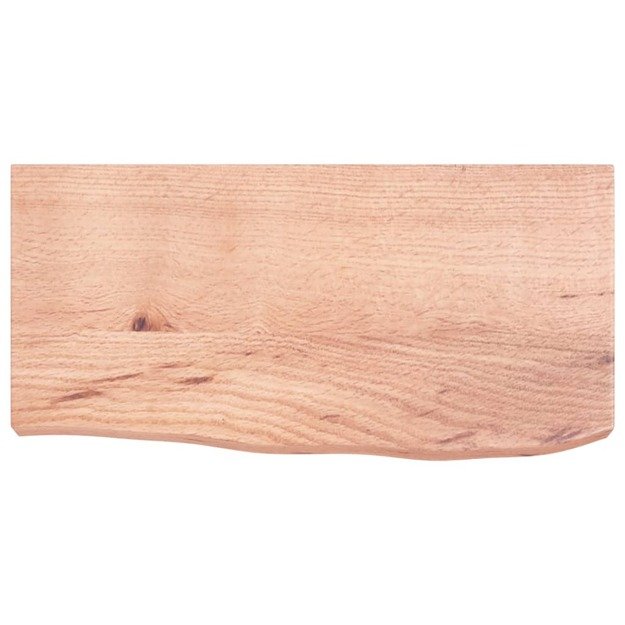 Vonios stalviršis, šviesiai rudas, 60x30x(2–6)cm, mediena