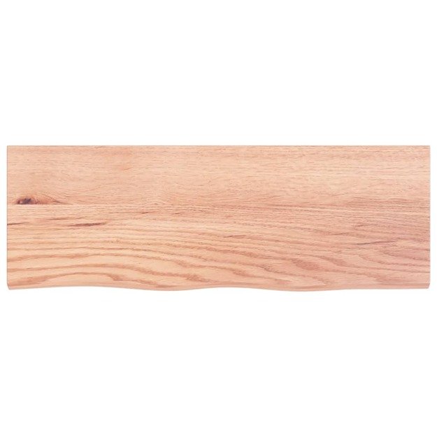 Vonios stalviršis, šviesiai rudas, 80x30x(2–6)cm, mediena