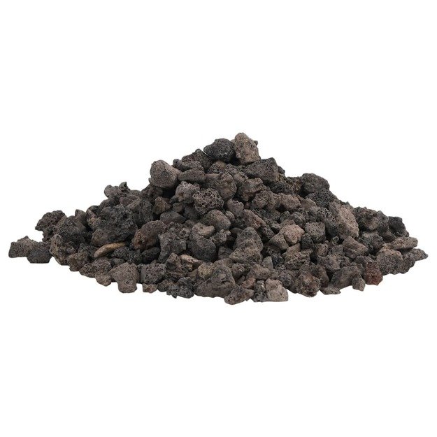 Vulkaninės uolienos, juodos spalvos, 25kg, 1-2cm